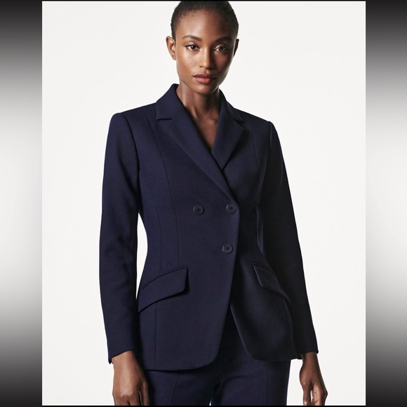 NWT The Fold navy Abbeville jacket - Picture 2 of 6